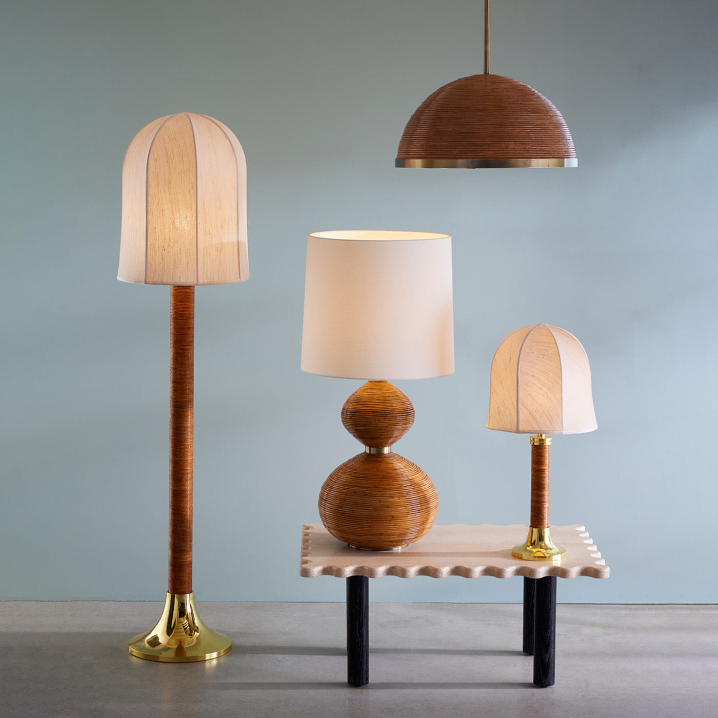 riviera lighting collection - styled view 1