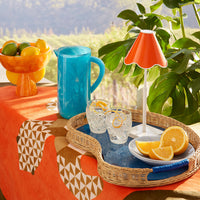 Turtle Beach Towel with Como Scallop Tray