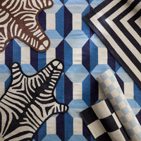 Zebra Flatweave Rug