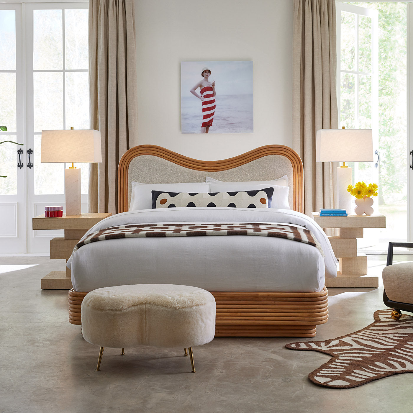 tall canaan table lamp illustration