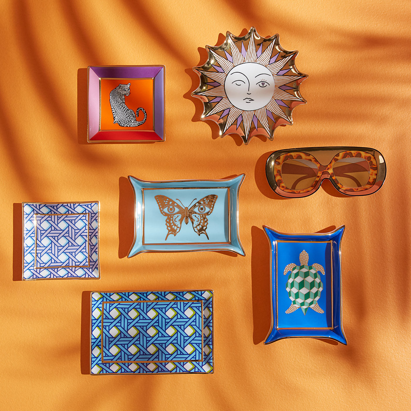 Shades Trinket Tray in Porcelain | Jonathan Adler