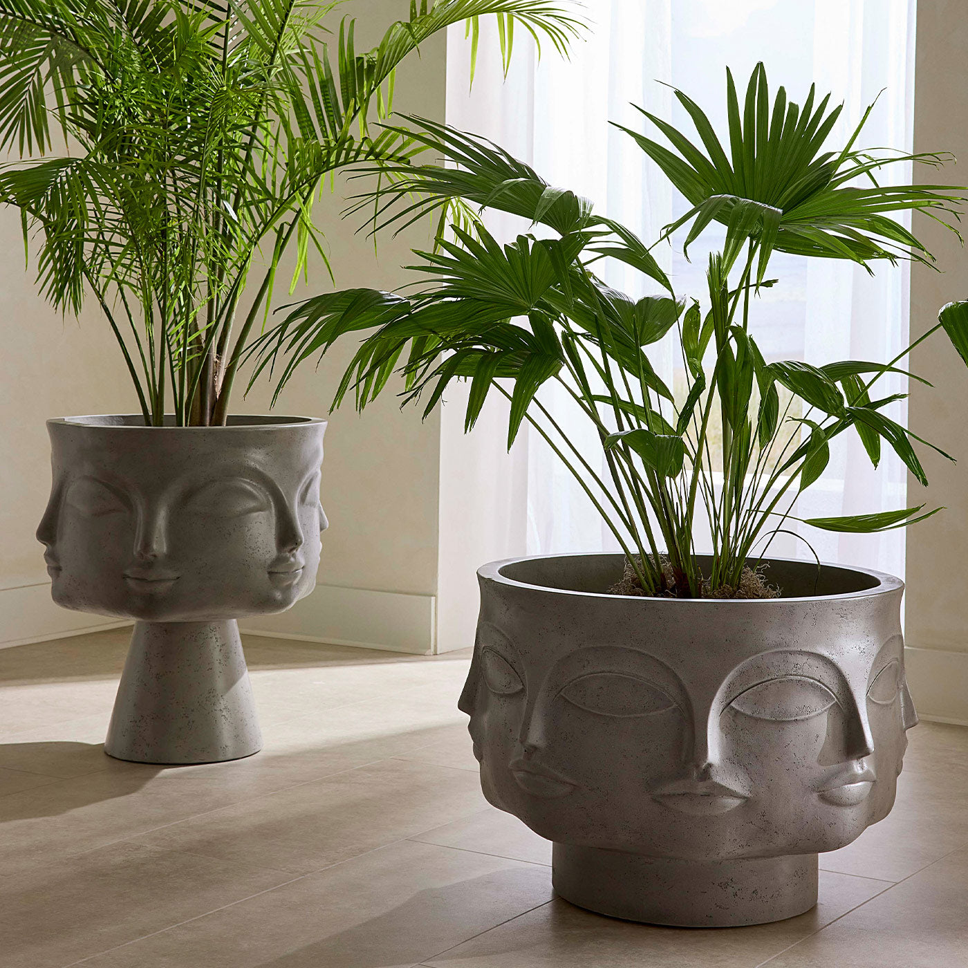 the potted planter Dora Maar Planter in Aerated Cement