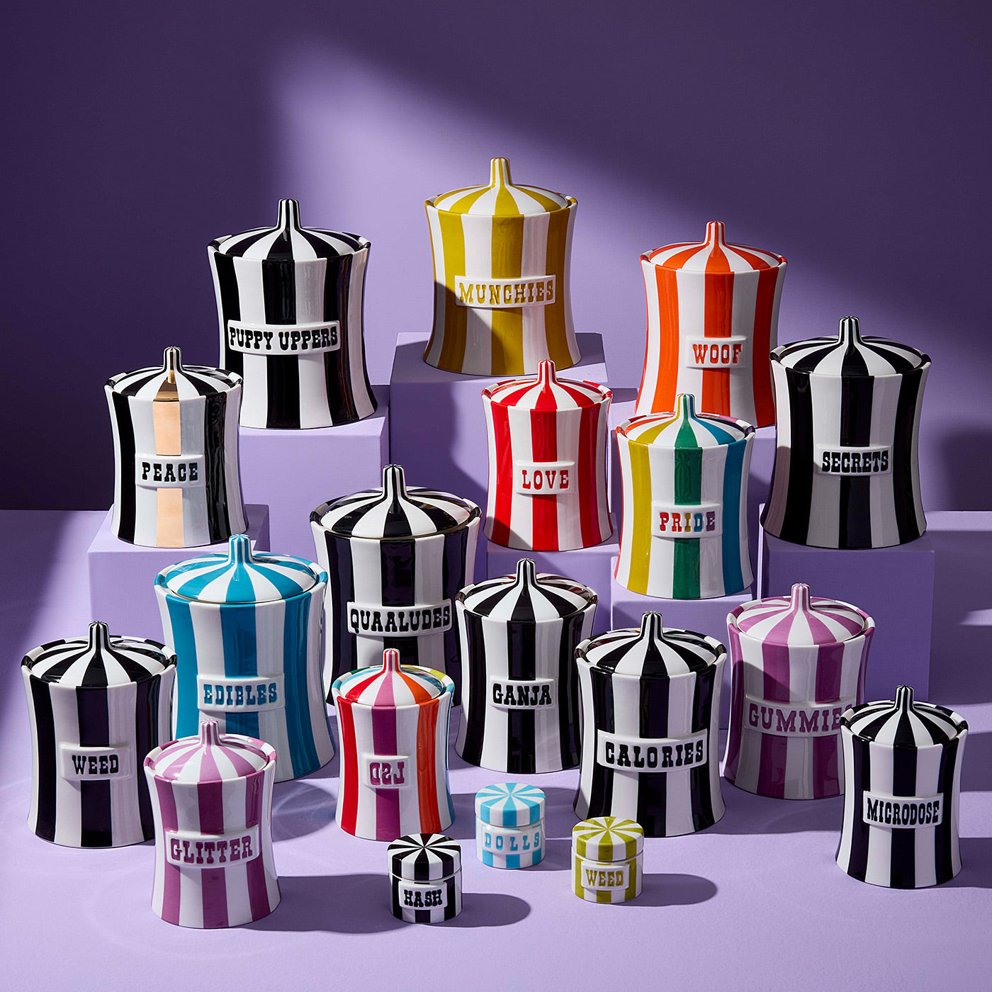 Vice Dolls Canister in Porcelain | Jonathan Adler