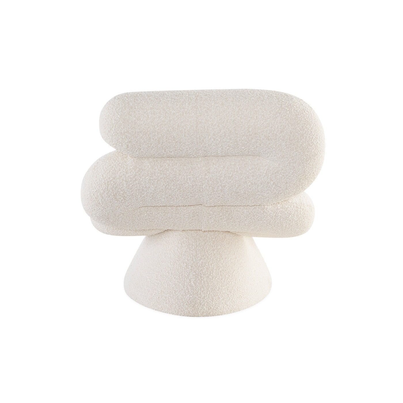 Serpentine Chaise Olympus Oatmeal - back view