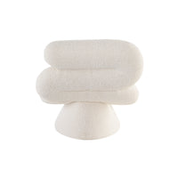 Serpentine Chaise Olympus Oatmeal - back view