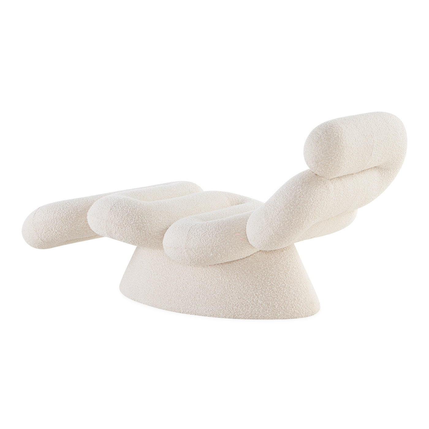Serpentine Chaise Olympus Oatmeal - angle view