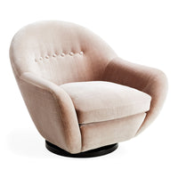 Stockholm Swivel Chair Ponti Mushroom - angle view