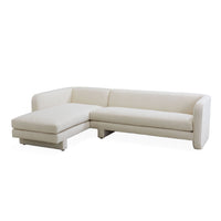sunset sectional right arm facing - side view
