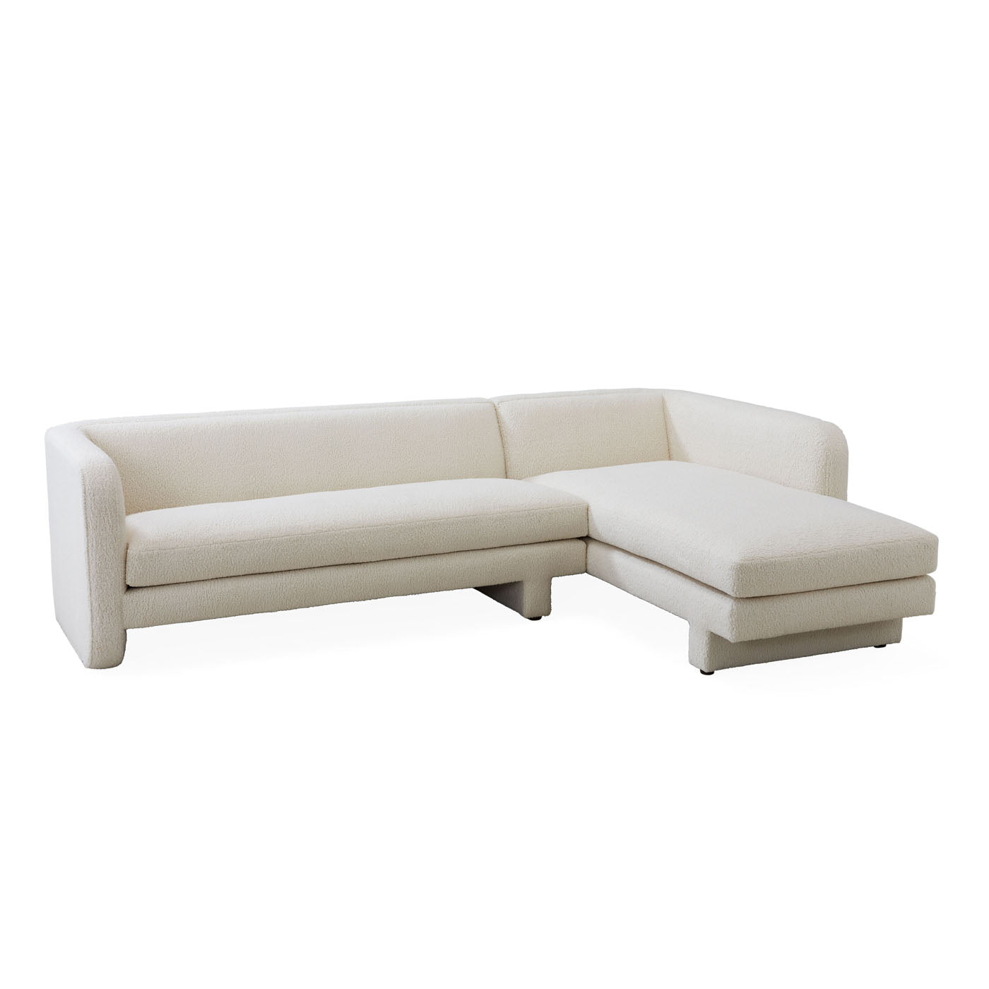 sunset sectional right arm facing - side view