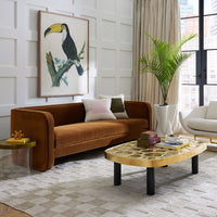 beaumont lounge chair olympus ivory marcello apartment sofa torino bar - styled view