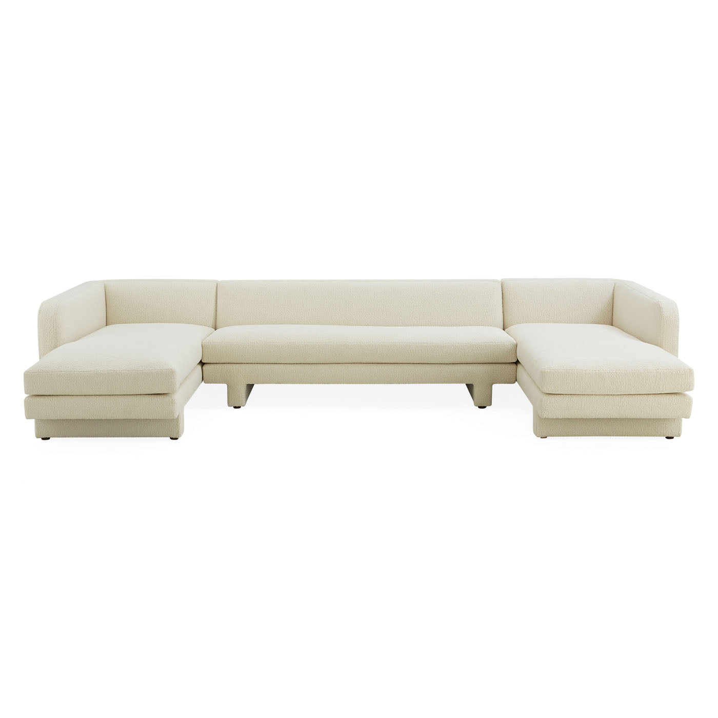 Sunset U Shaped Sectional - styled view