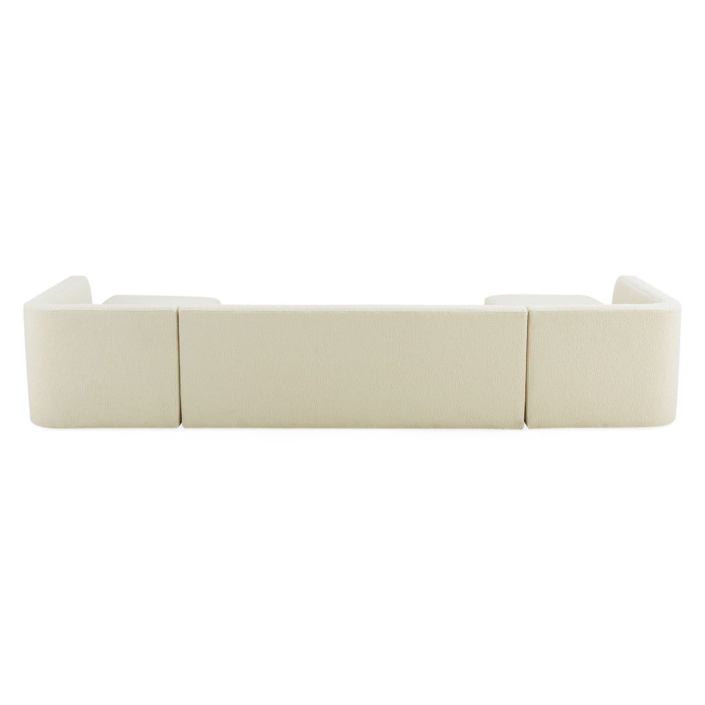 Sunset U Shaped Sectional - angle back view