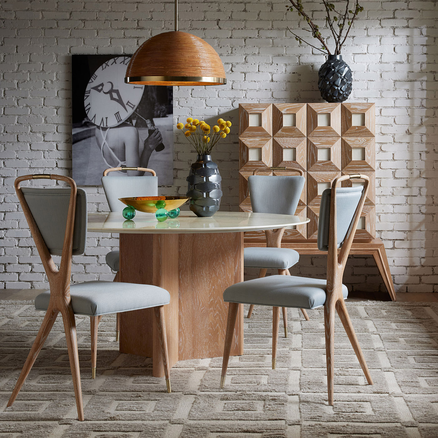 Torino X-Back Dining Chair - front view