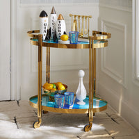 Ultramarine Bar Cart styled