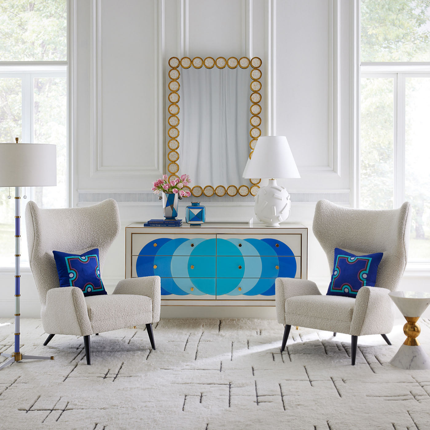 Ultramarine Credenza - drawer opened