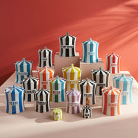 vice love canister porcelain red white - styled view