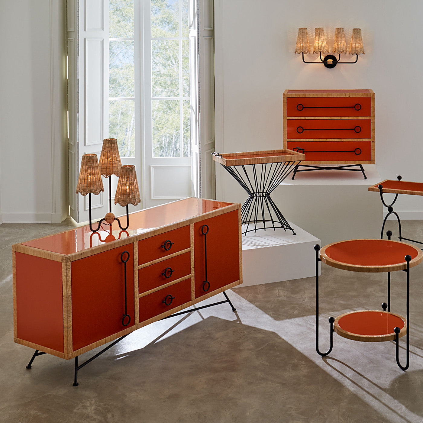 Wellington Credenza - group view