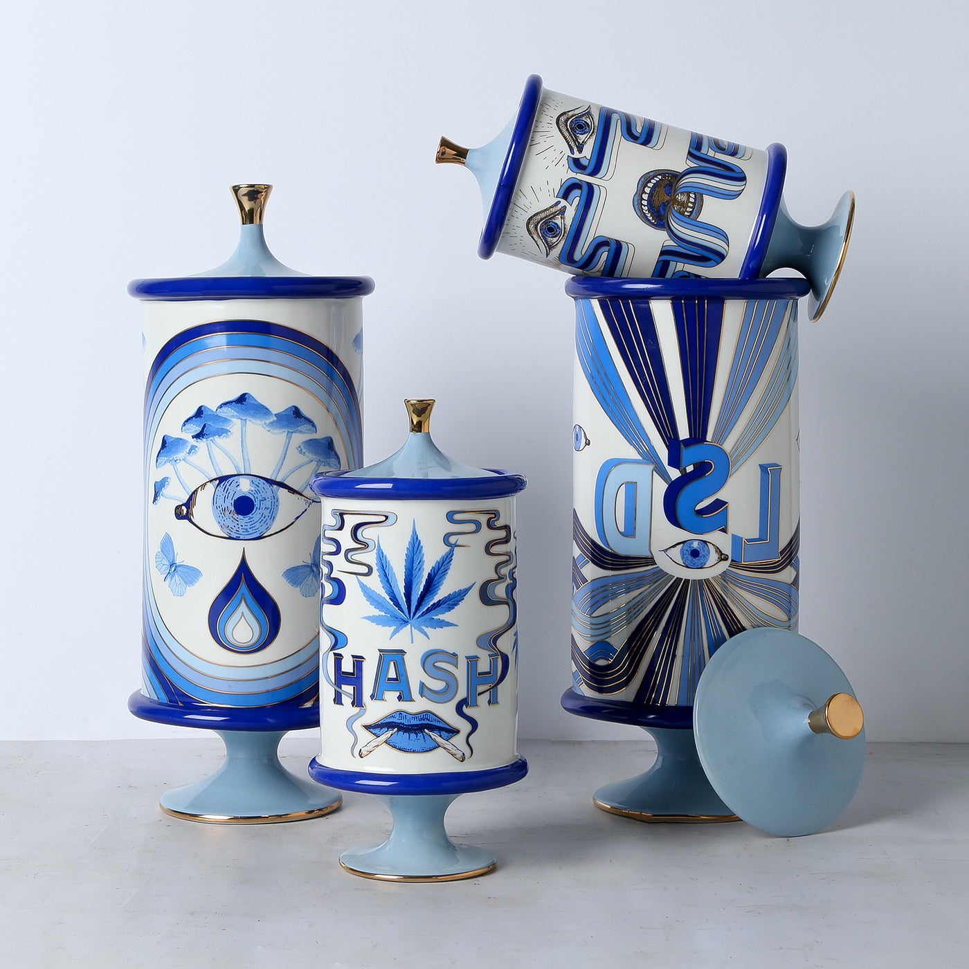 druggist canister collection - styled view 2
