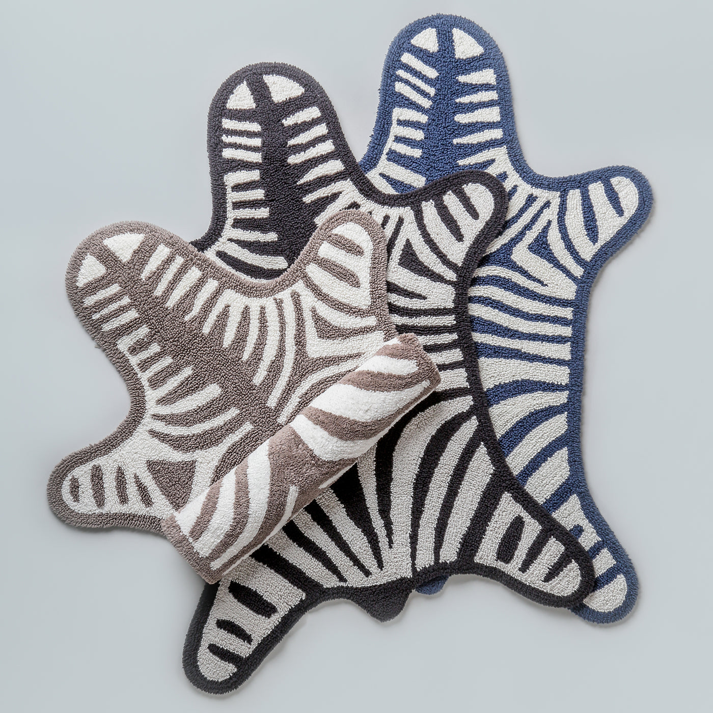 zebra bath mat collection - styled view 2