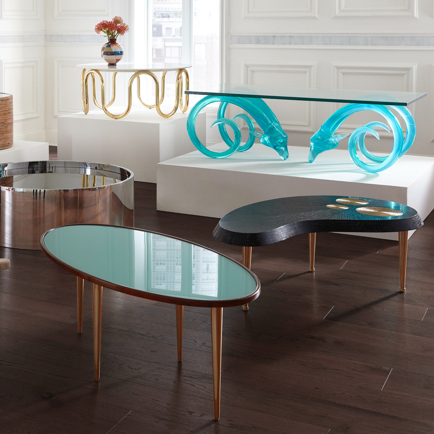 cocktail table collection - styled view