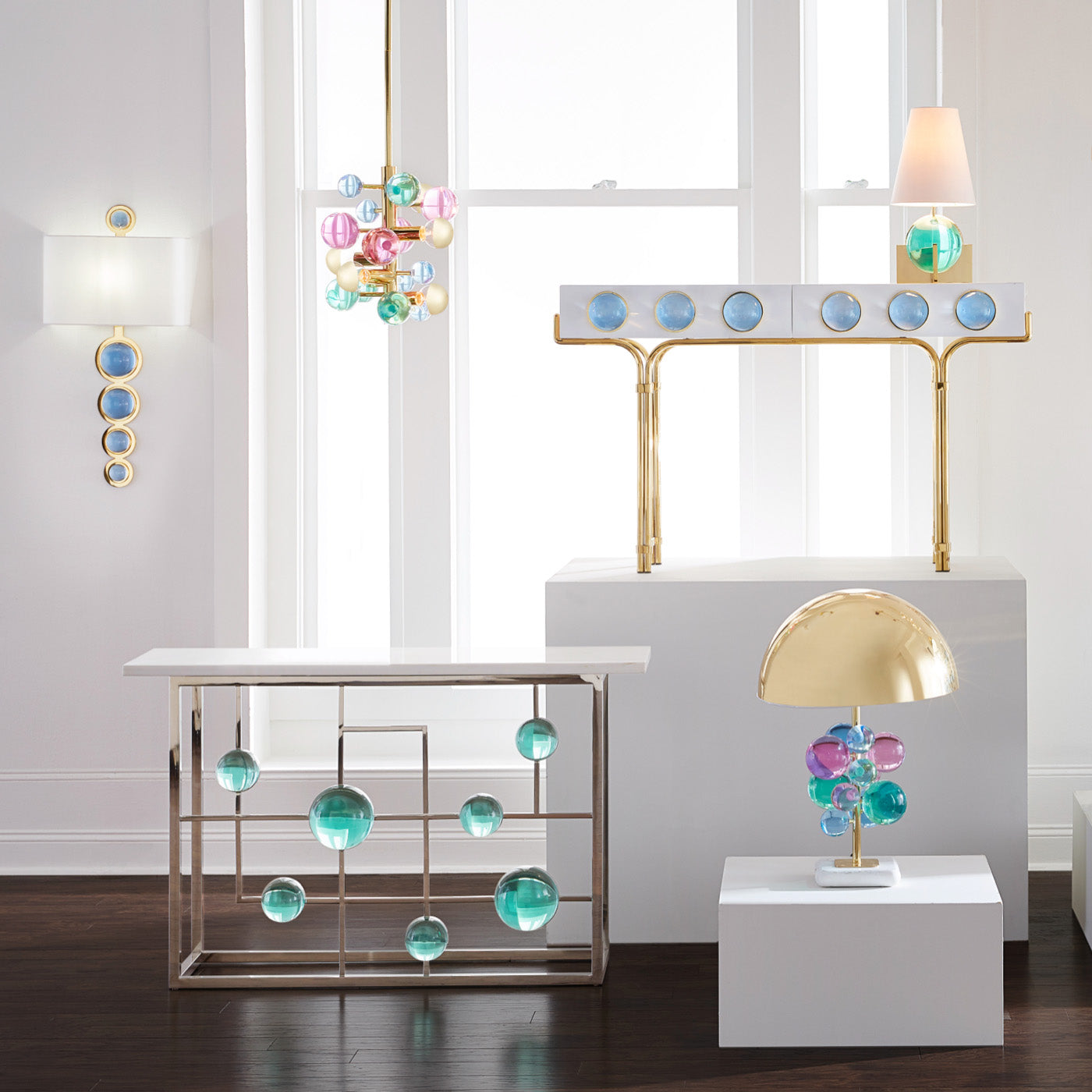 globo furniture and lighting collection - styled view