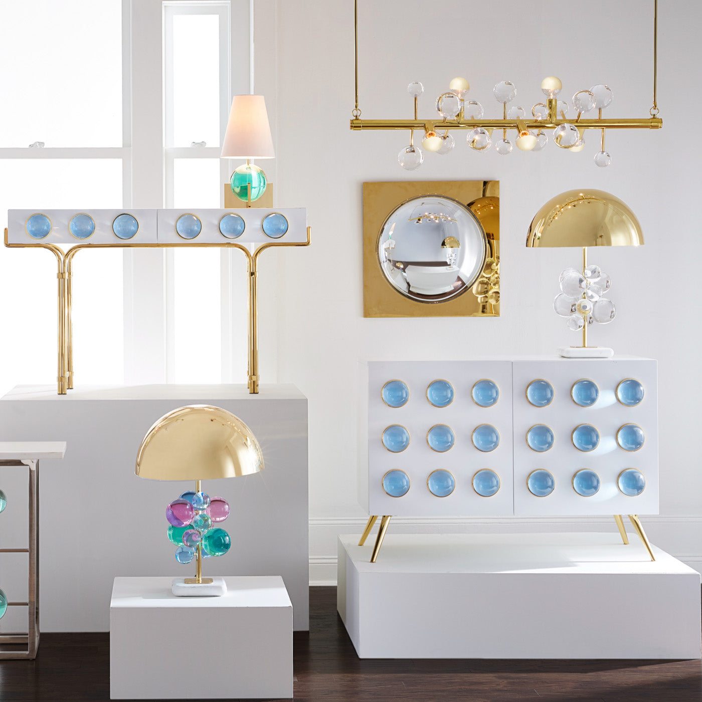 globo furniture and lighting collection - styled view