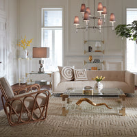 pimlico squares pillow claridge sofa jacques grand cocktail table - styled view