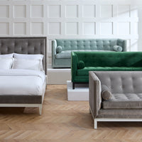 lampert king bed white base - collection view
