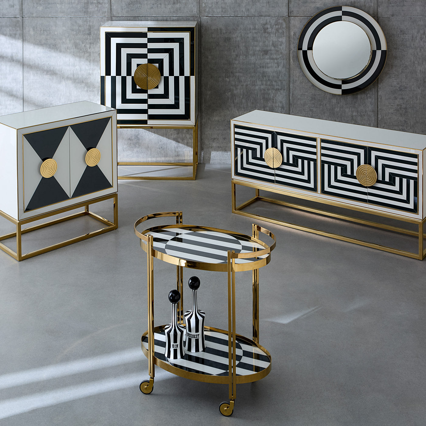 Jonathan Adler Op Art Cabinet - Thumbnail 2