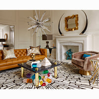 acrylic pill collection living room - styled view