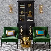 electrum sconces haines chairs - styled view