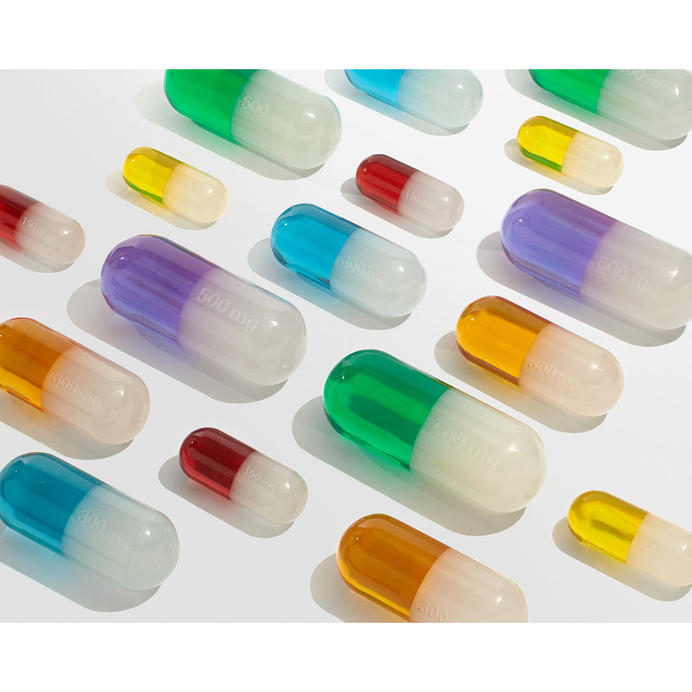 acrylic pill collection - styled view 3