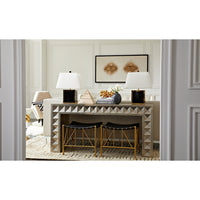 eyes beaded wall art talitha credenza - styled view