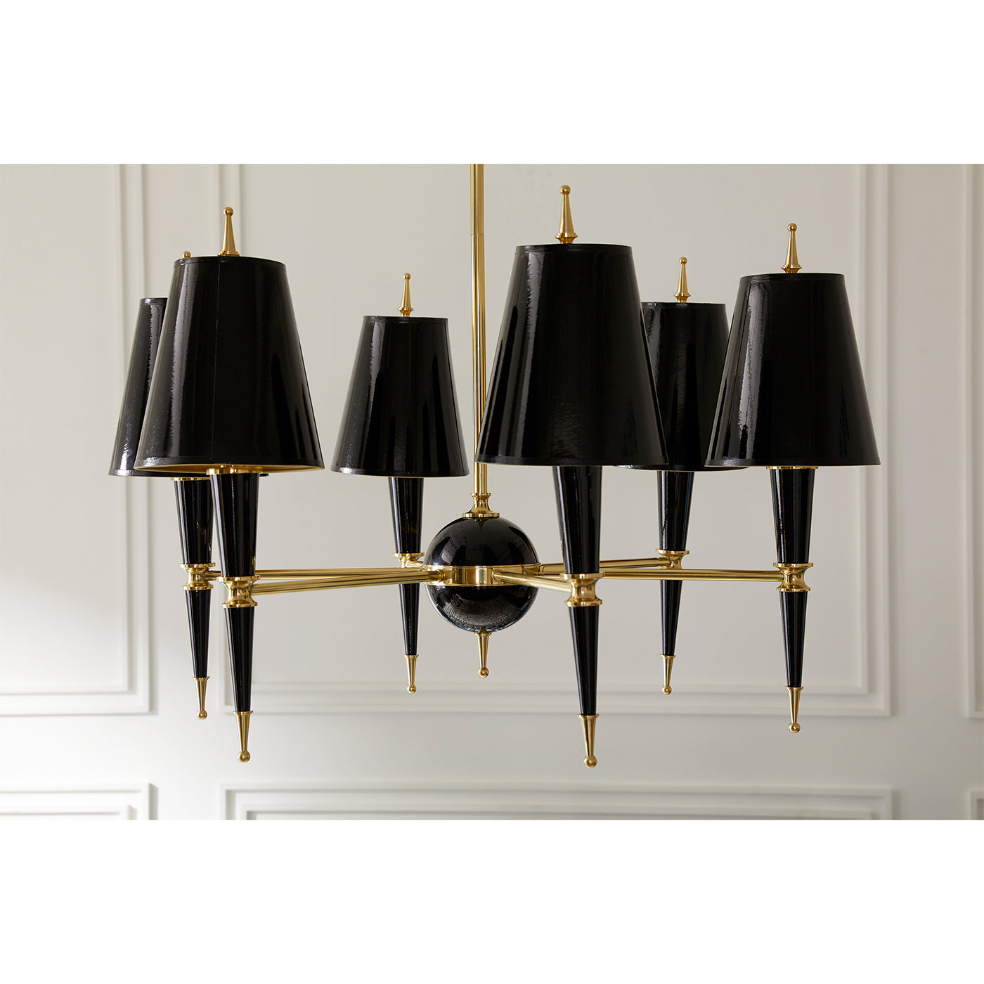 versailles chandelier color selection - front view