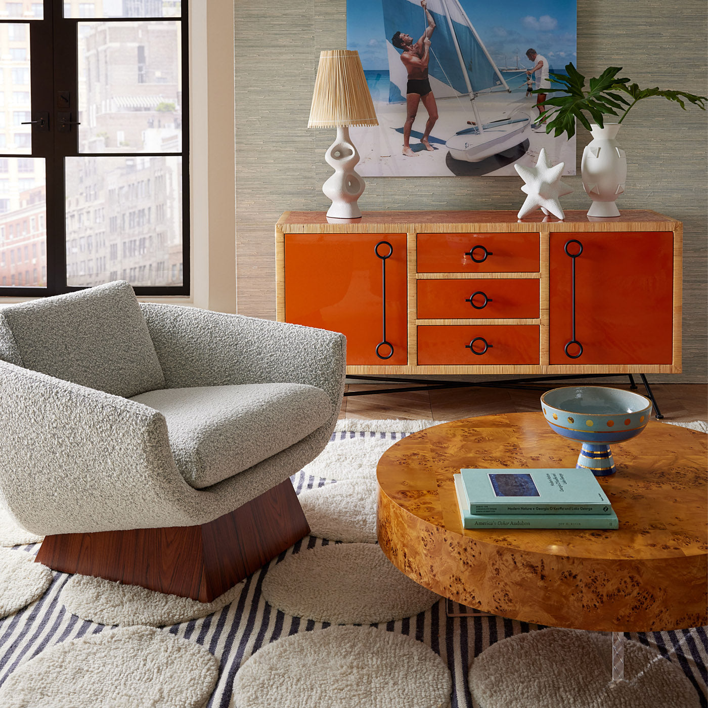 Wellington Credenza with Beaumont Chair