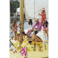slim aarons "colourful crew" photograph - front view
