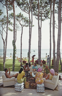 slim aarons "marbella house party" photograph - front view