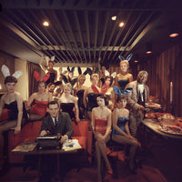 slim aarons man's work photograph - front view