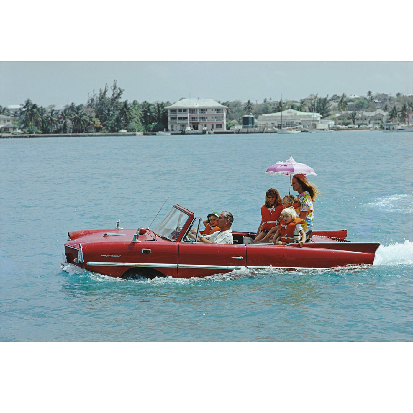 slim aarons "sea drive" photograph - front view