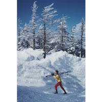 slim aarons "skier in vermont" photograph - front view