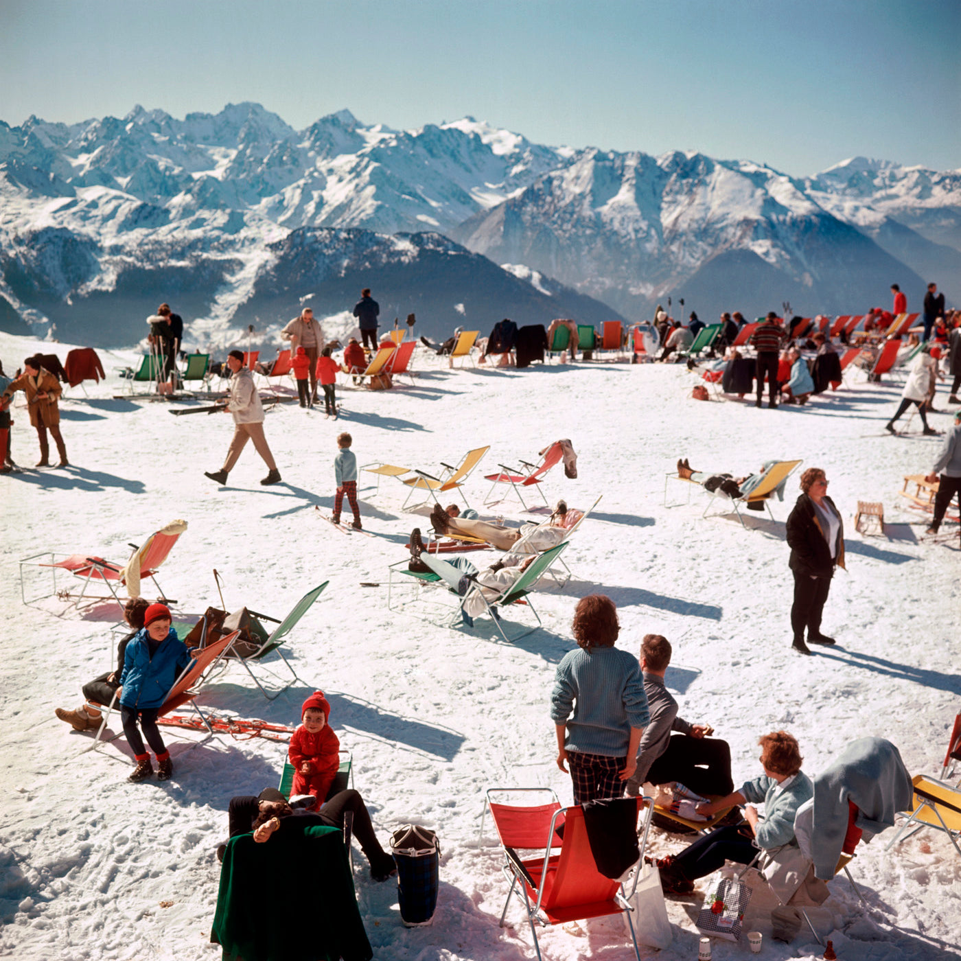 slim aarons "verbier vacation" photograph - front view