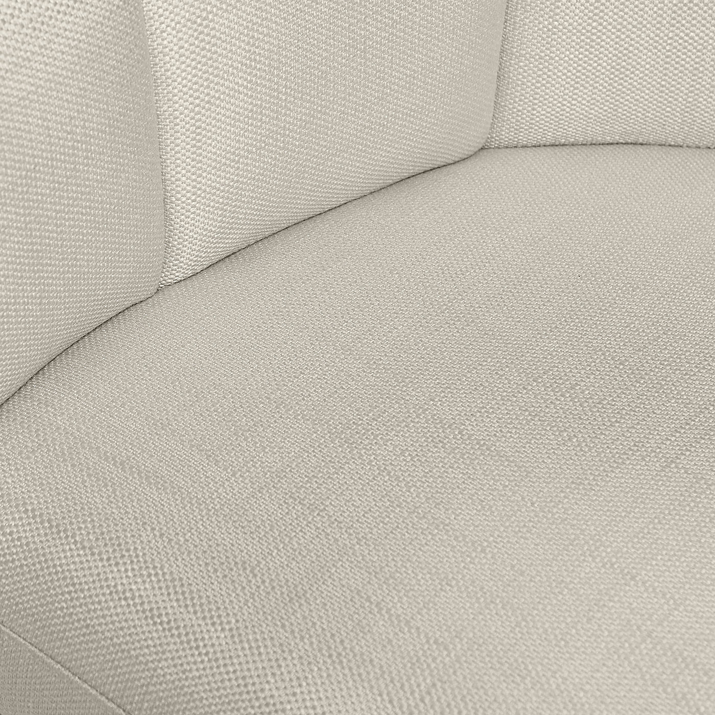 Close-up of a light gray fabric surface