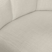 Close-up of a light gray fabric surface