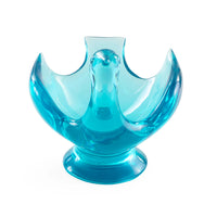 Acrylic Bird Pedestal Bowl - front view