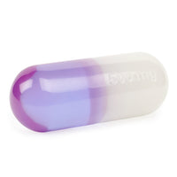 acrylic pill collection gold glitter - group view