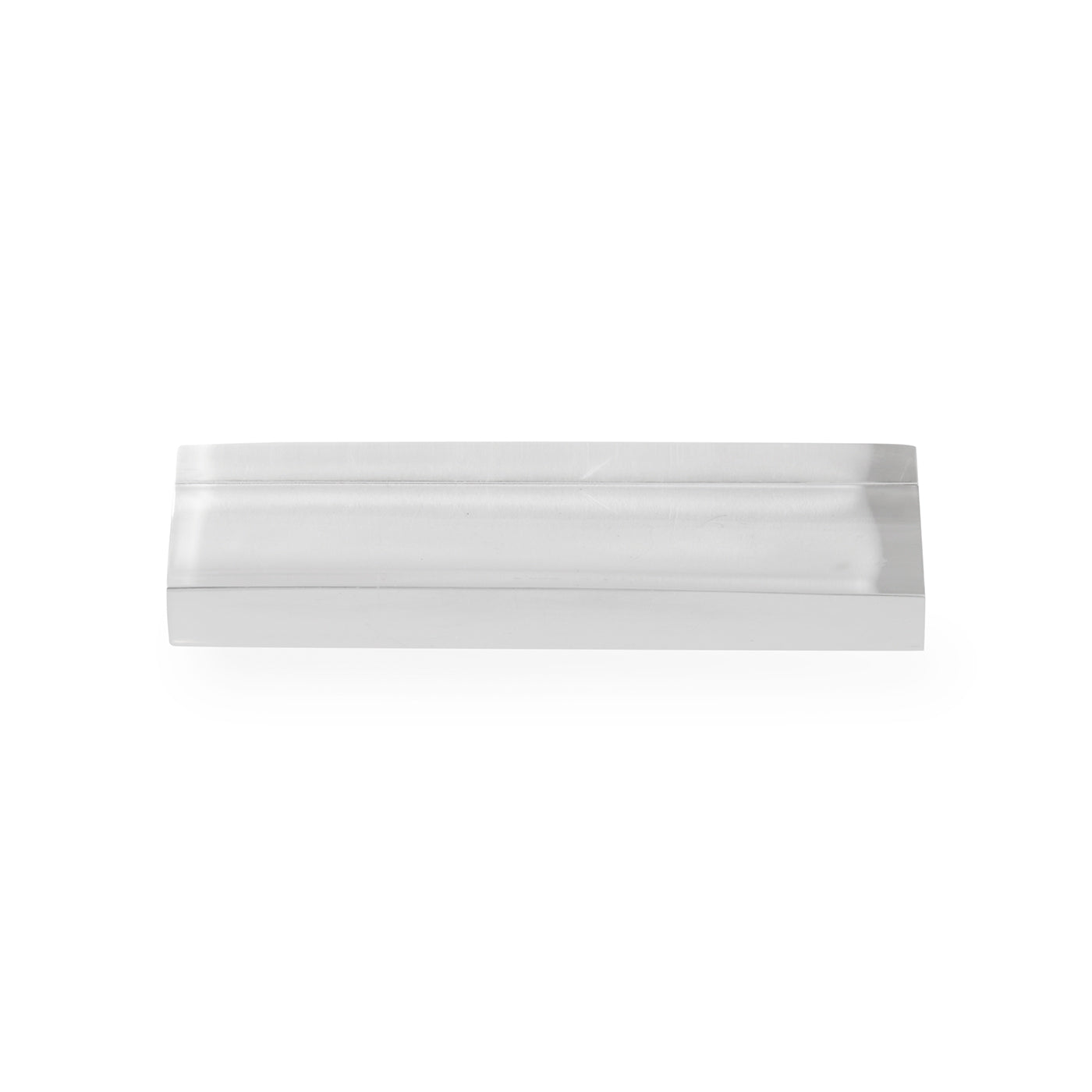 acrylic pill stand small clear - front view