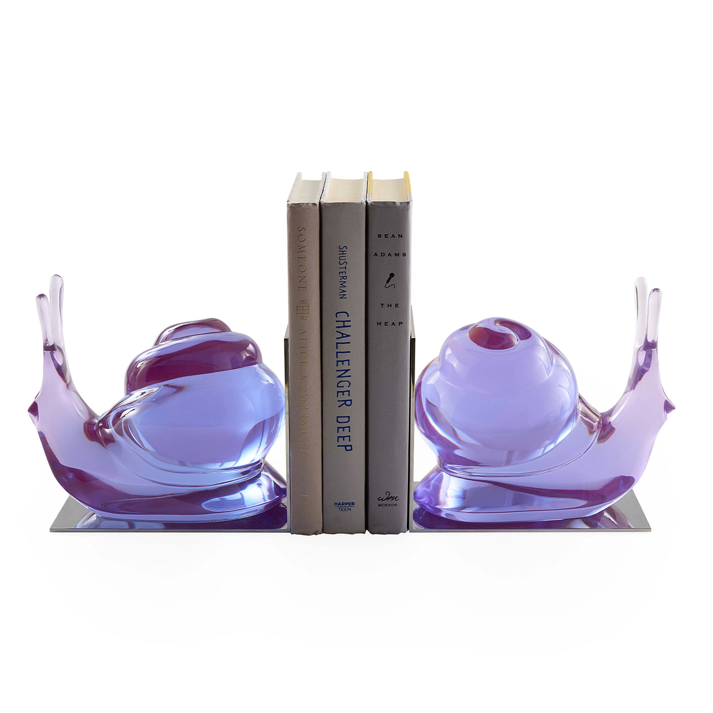 Snail Bookends - front view