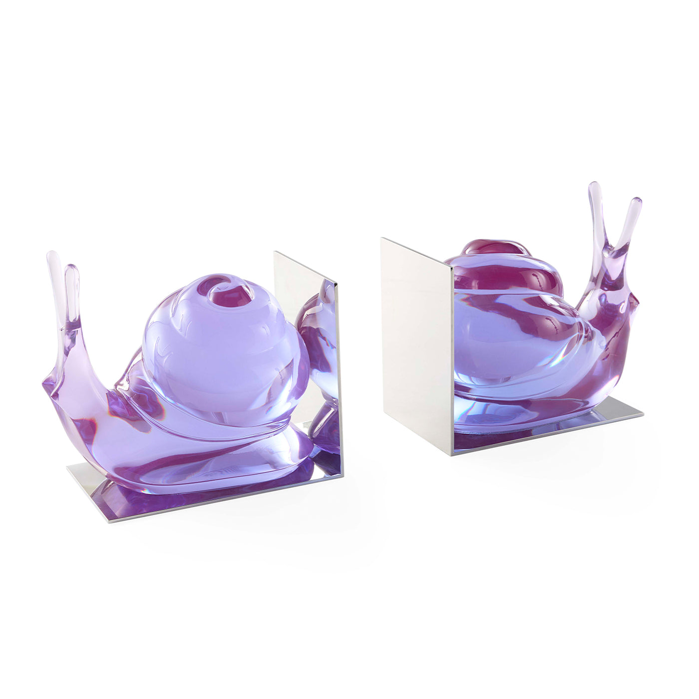 Snail Bookends - details view