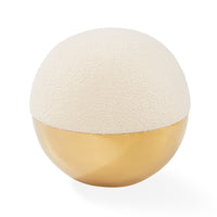 Alphaville Tuffet in Olympus Ivory - front view