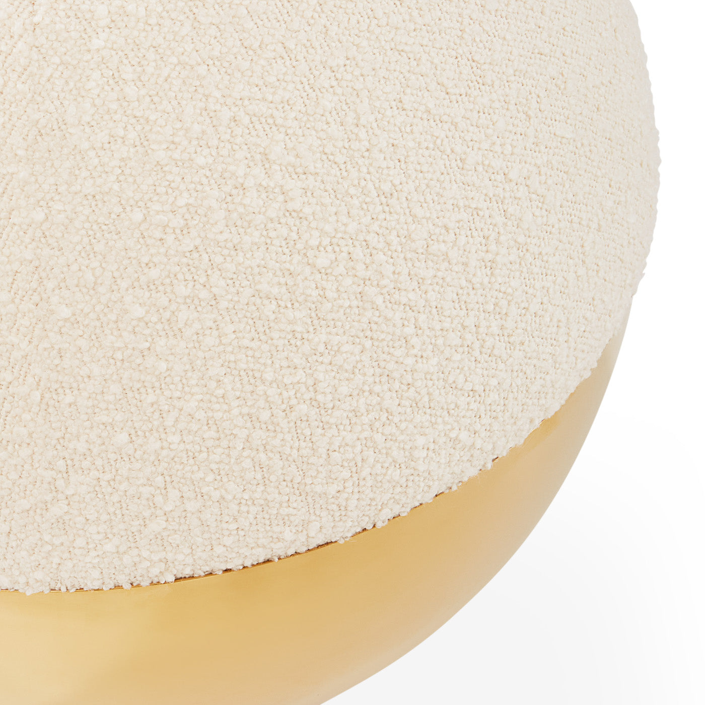 Alphaville Tuffet in Olympus Ivory - details view